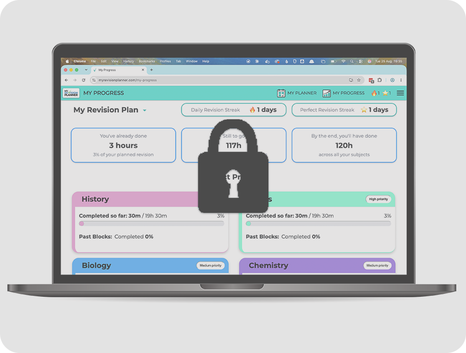 Unlock My Progress page